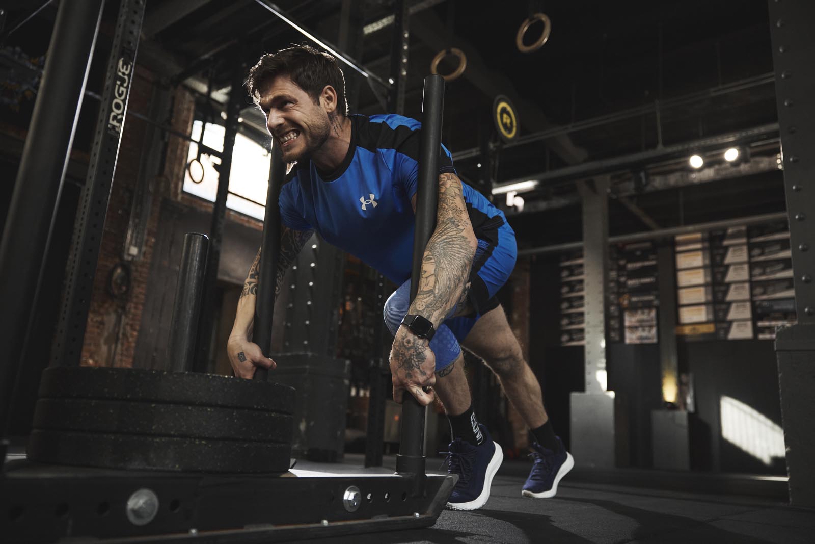 UA HG Wordmark SS-BLU